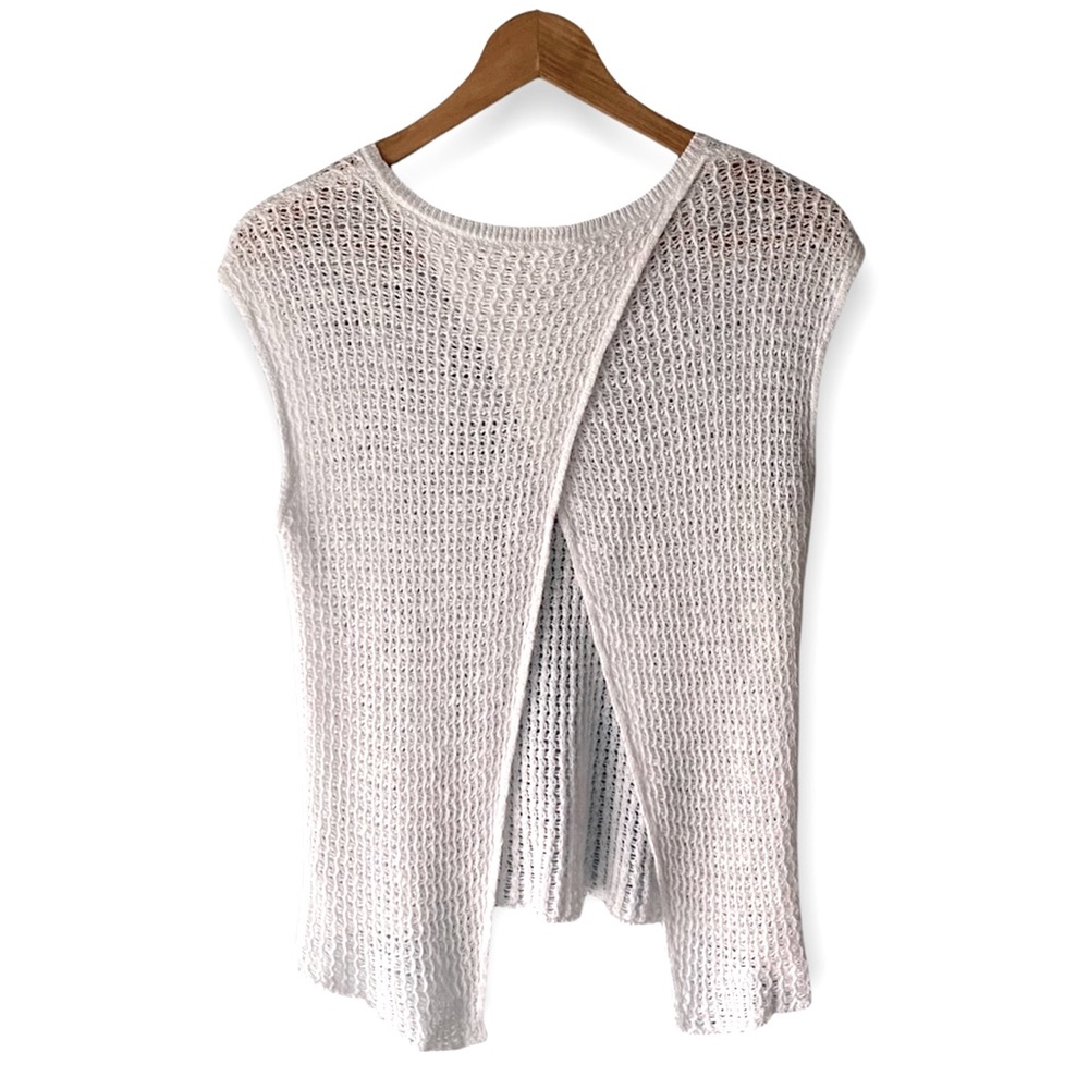 Eileen Fisher split back top XS